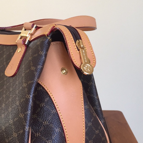 Rioni Bags Rioni Handbag Made In Italyleather And Canvas Poshmark